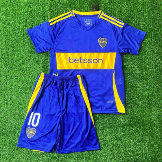 Edinson Cavani Boca Juniors Kids Kit Kindertrikot Maillot Enfant Kindertrui (Ages 3-13)